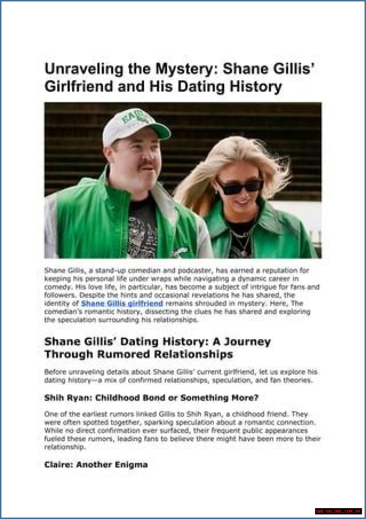 Exploring The Personal Life Of Shane Gillis: Is He Married?