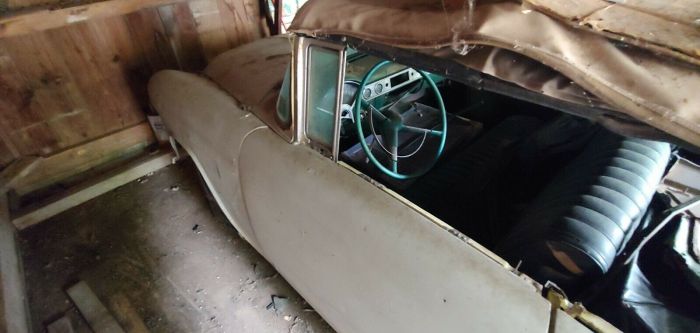 1955 chevy bel air hood
