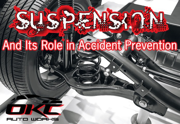 Suspension damage from accident