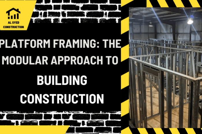 Platform frame construction