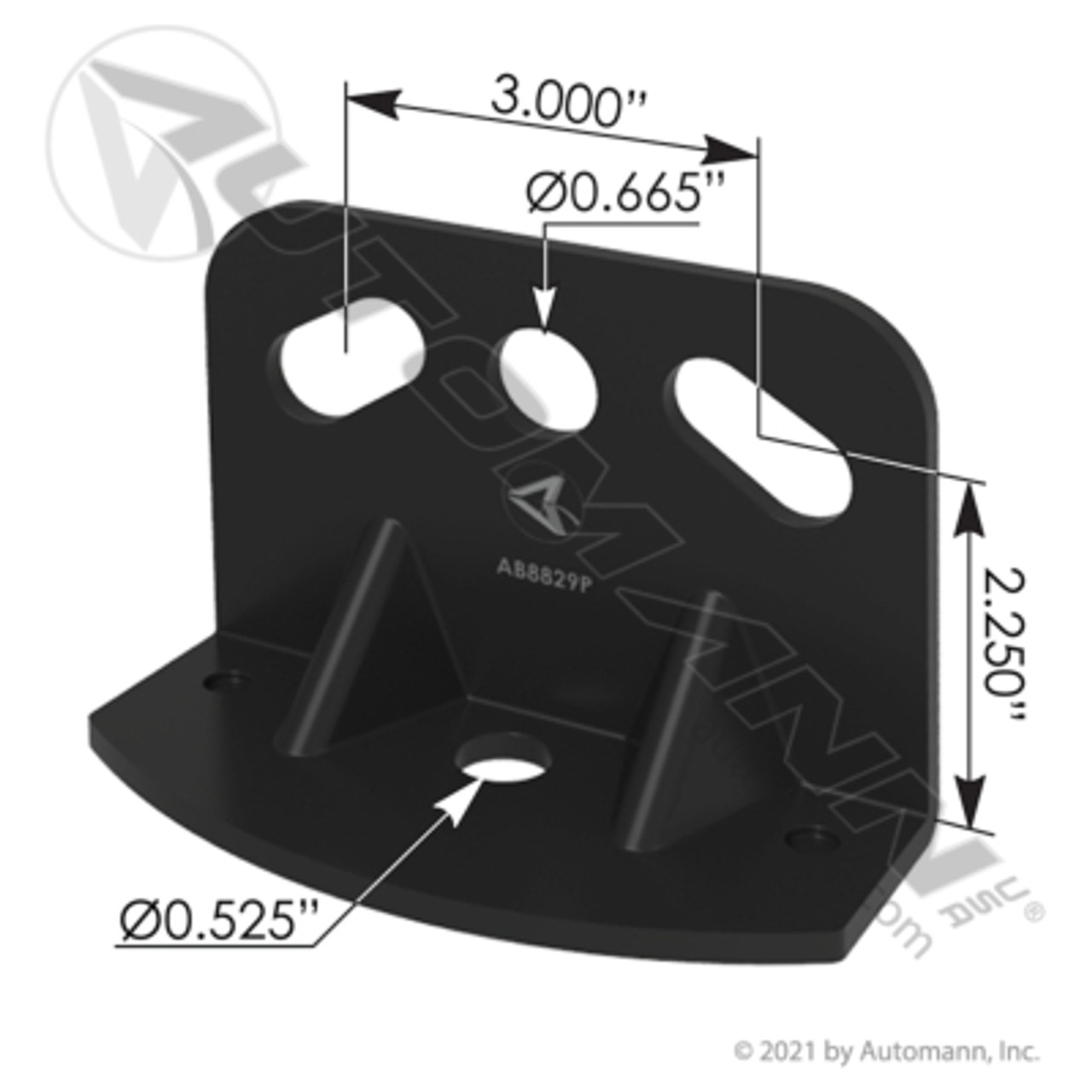 Mounting airbag plate Air bag mounting plate