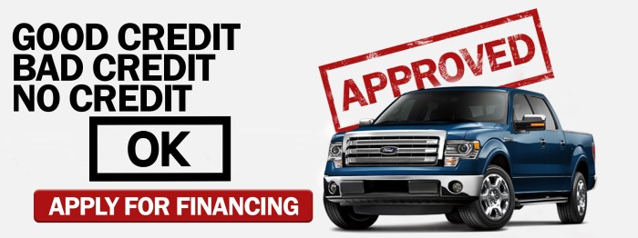 No credit check auto financing