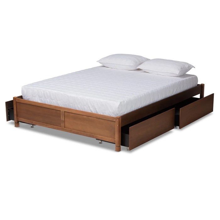 King size platform beds with storage