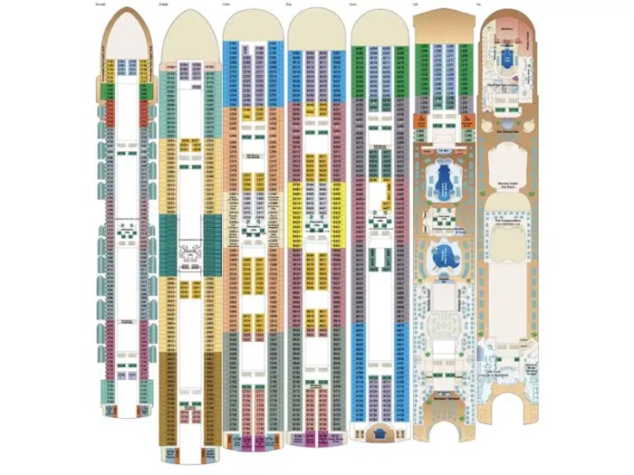 Princess crown deck ship Crown princess deck plans
