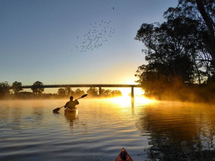 Snowy river kayak adventure