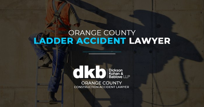 Lawyer accident jose ladder san