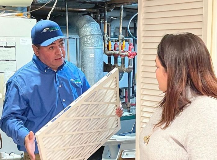 Air duct cleaning point comfort