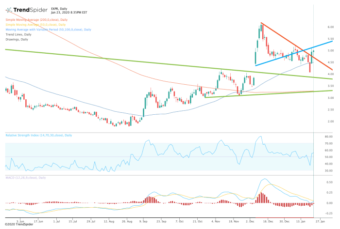 Express inc stock