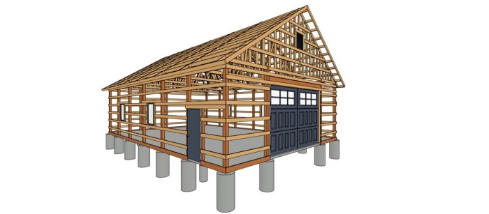 Post frame house plans