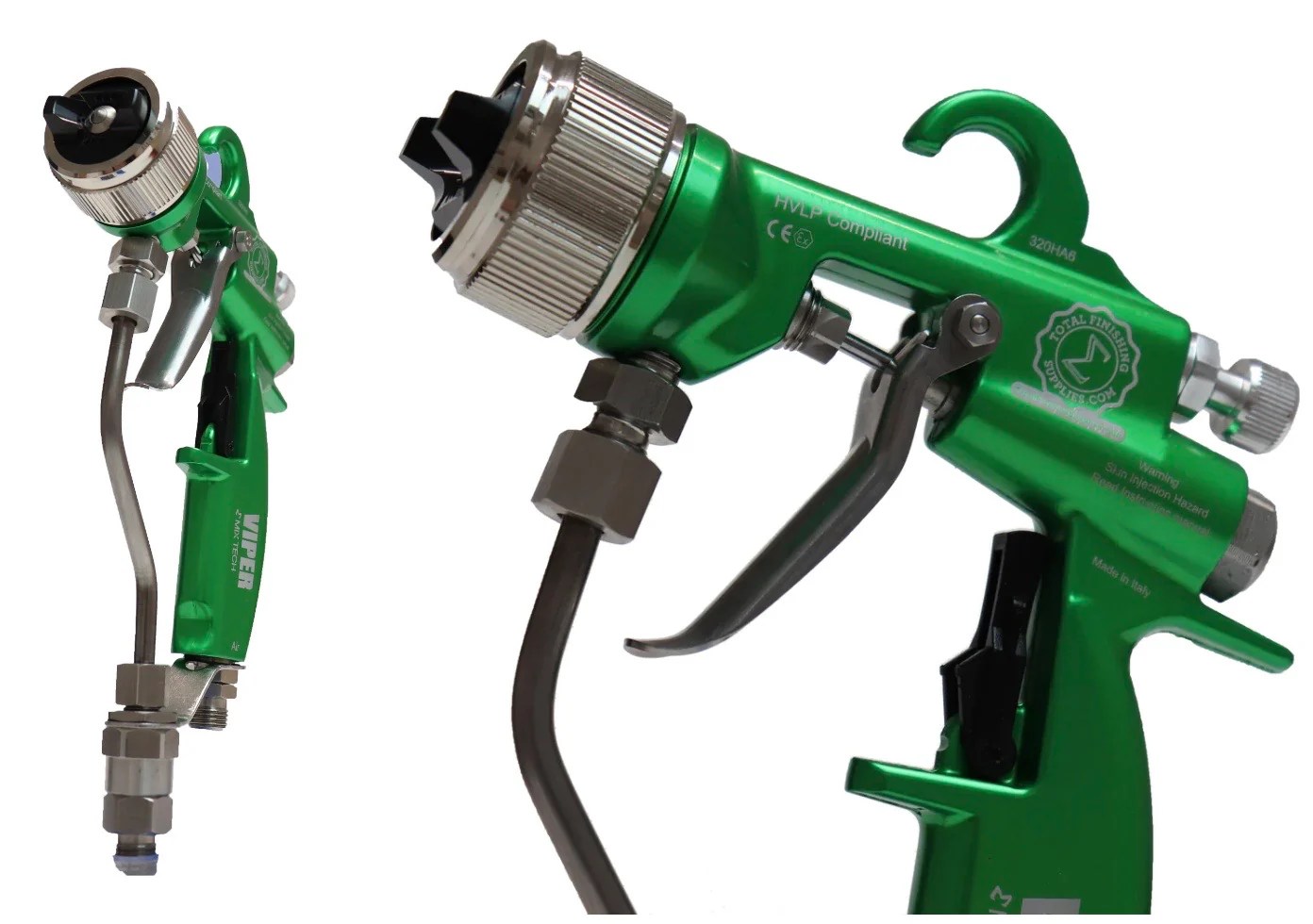 Air assisted airless gun
