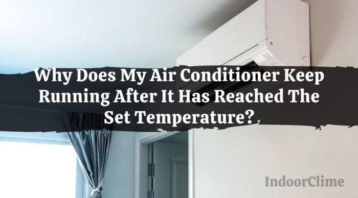 Air conditioner takes long time to cool