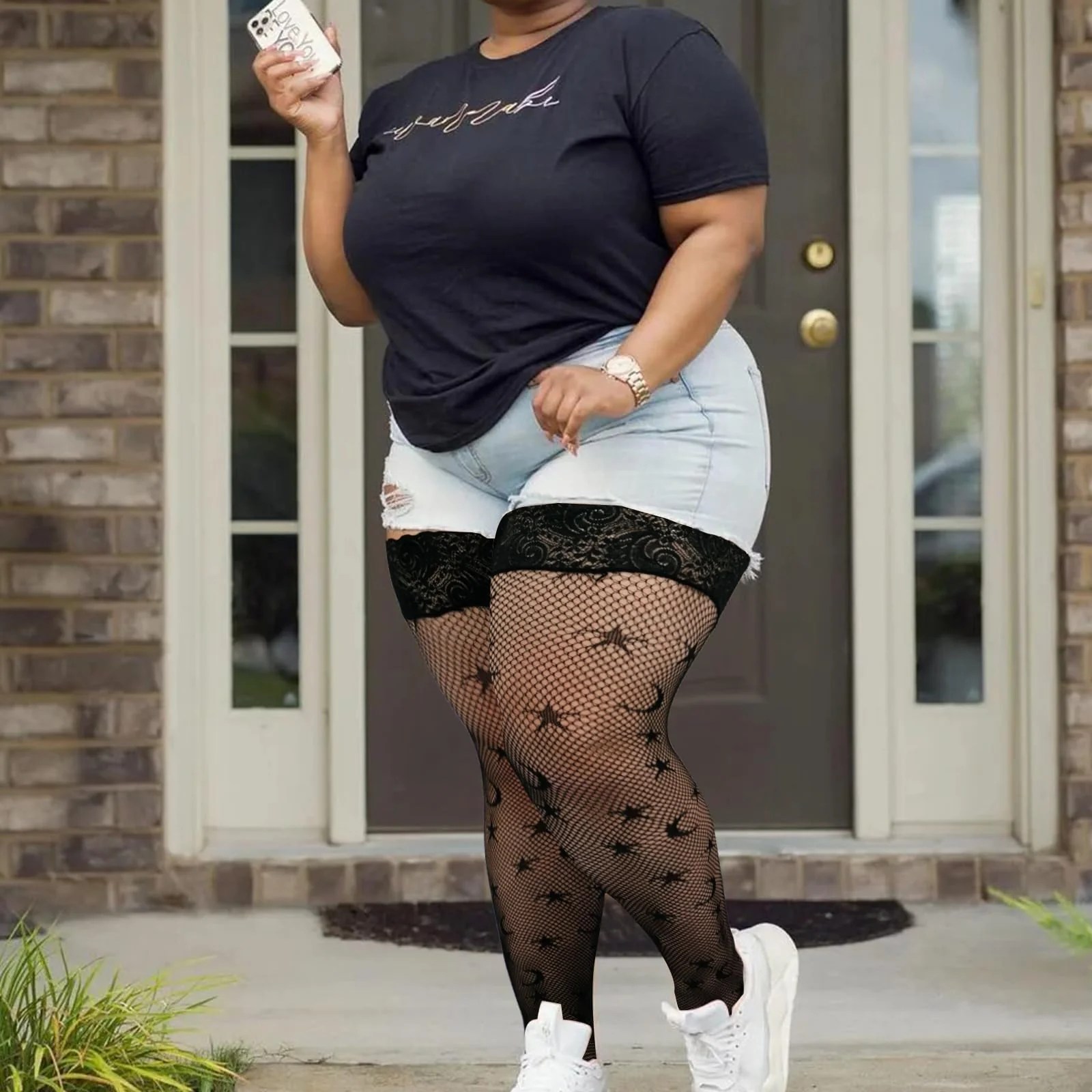 Plus size stockings