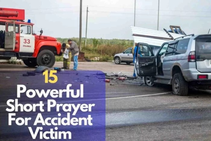 Prayer for an accident victim