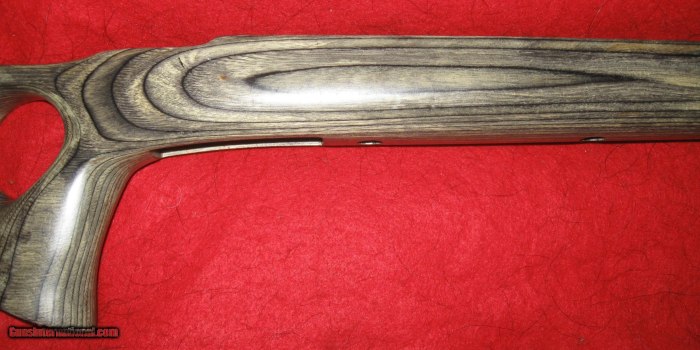 Thumbhole stock custom encore stocks gun rifle Thumb hole shot gun stock