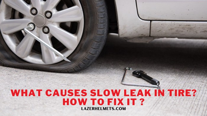Slow leak tire find fix Slow leak tire find fix
