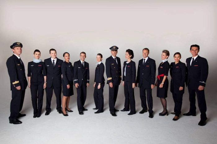 Air france flight attendant uniforms