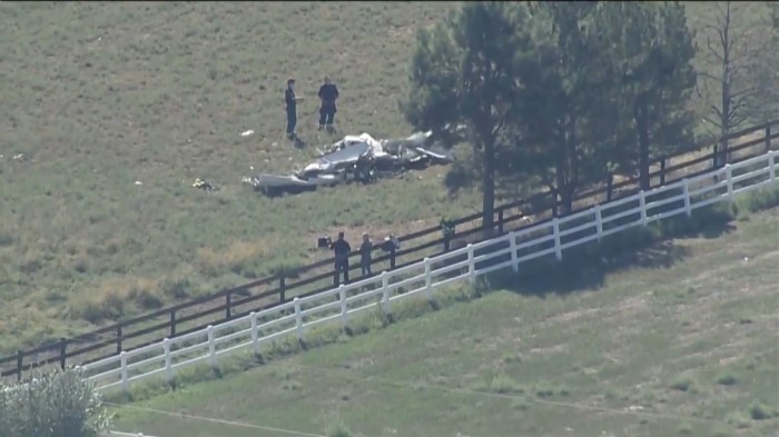 Wreckage wheelers 9news leadville wtsp Plane crash colorado