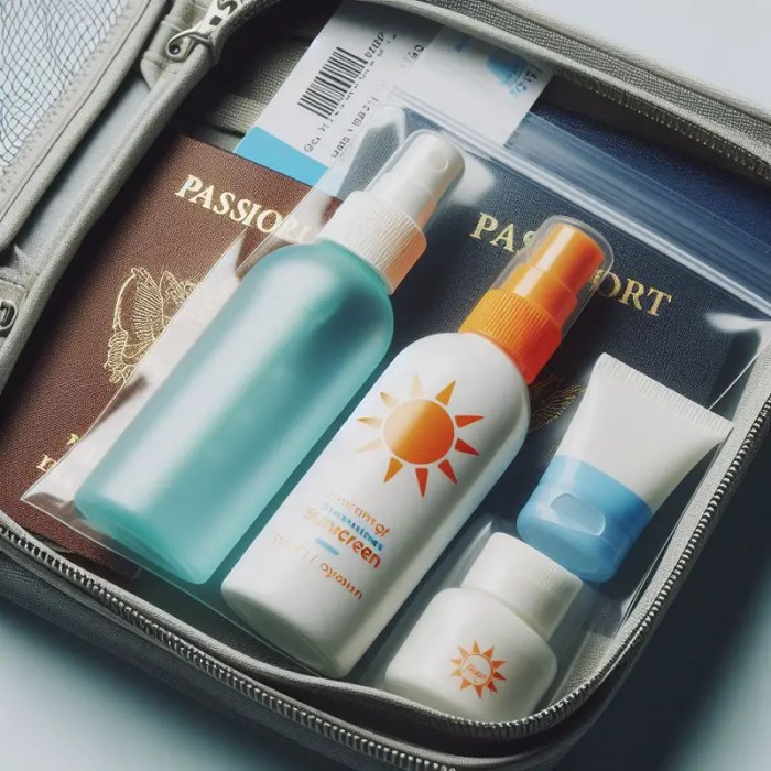 Can i bring sunscreen on a plane