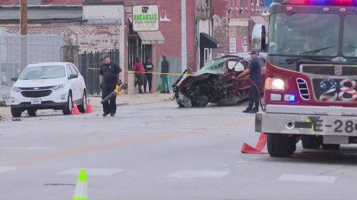 St louis car crash