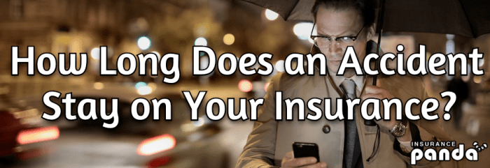 How long does a preventable accident stay on your record
