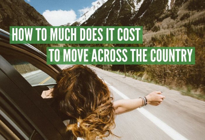 Move How much does it cost to move across country