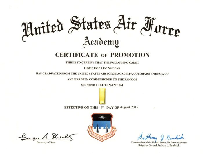 Promotion certificate template officer military pdf templates ft Promotion certificate template officer military pdf templates ft