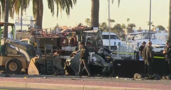 Newport beach car accident yesterday