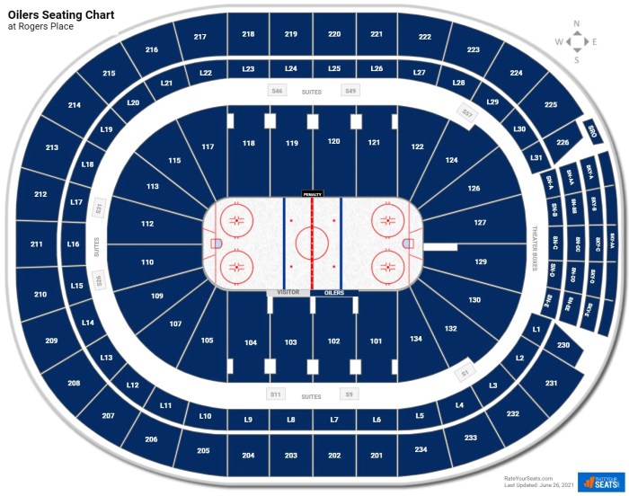Concourse Maps | Rogers Place Seating plan rogers place edmonton