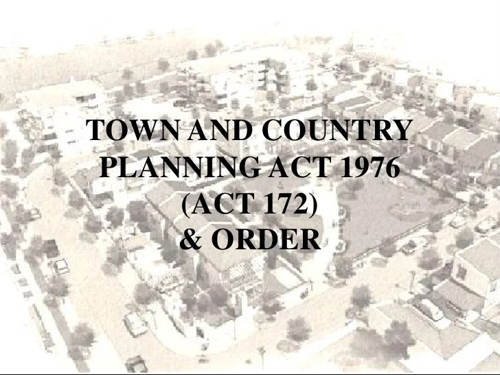 Land use act 2014 planning