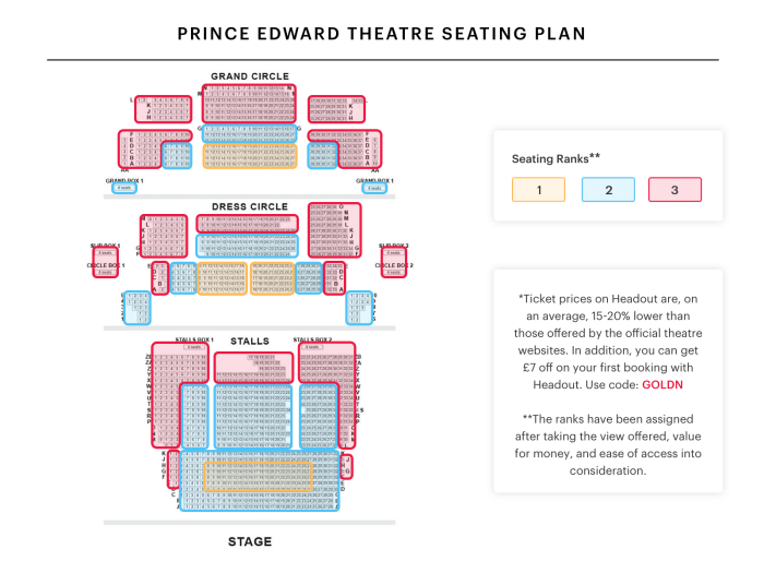 Seating edward theatre prince plan end west poppins mary chart Seating edward theatre prince plan end west poppins mary chart
