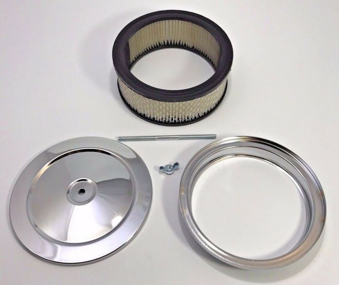 Air cleaner for 4 barrel carburetor