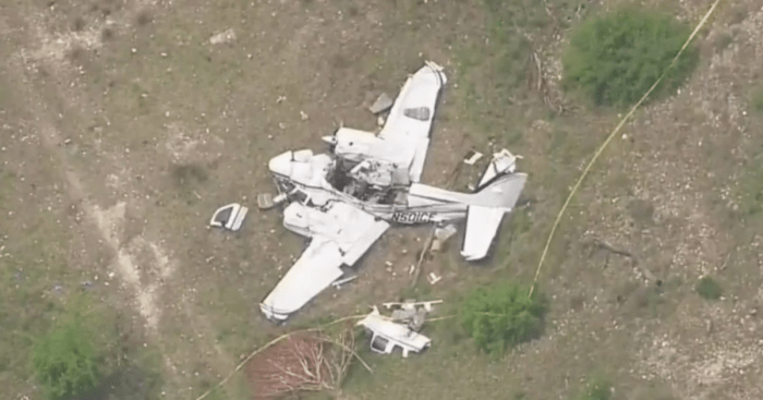Plane crash in texas