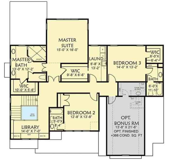 Two story floor plan