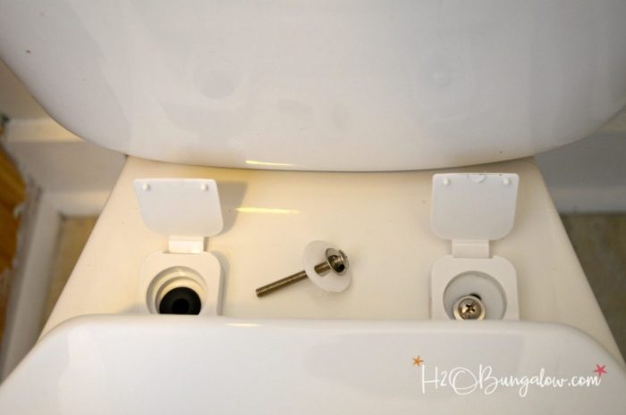 Quick release toilet seat