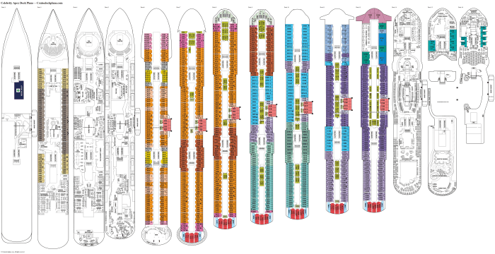 Celebrity apex deck plan