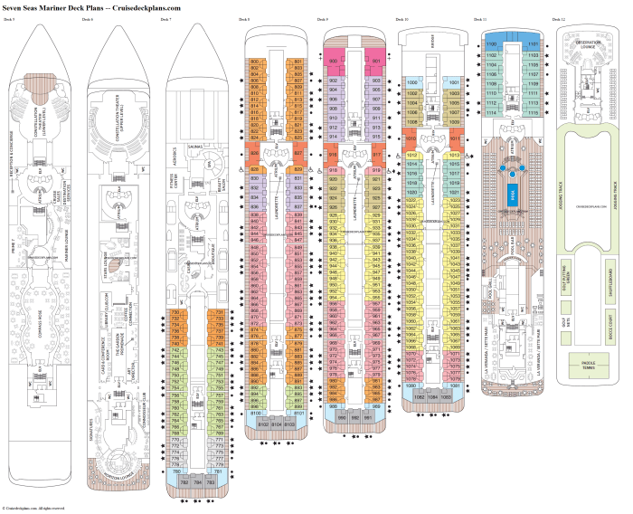 Mariner of the seas deck plans