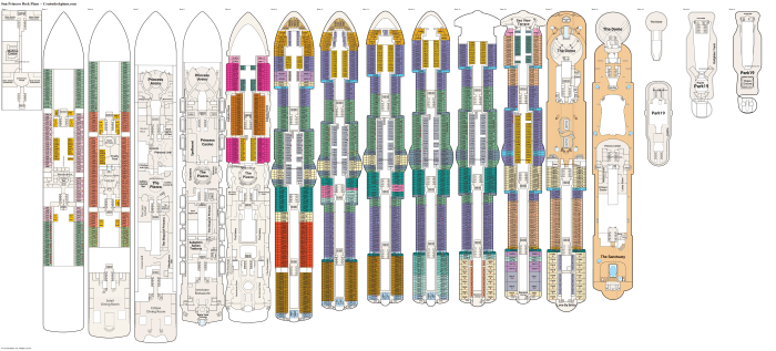 Sun princess deck plan